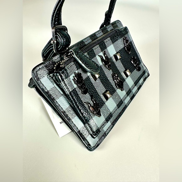 NWT Disney Parks Boutique Villains Checkered Crossbody Bag - Picture 7 of 14